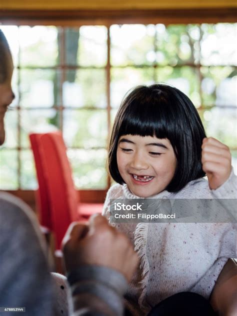 japanese stepdaughters|Japanese father and daughter having fun together .